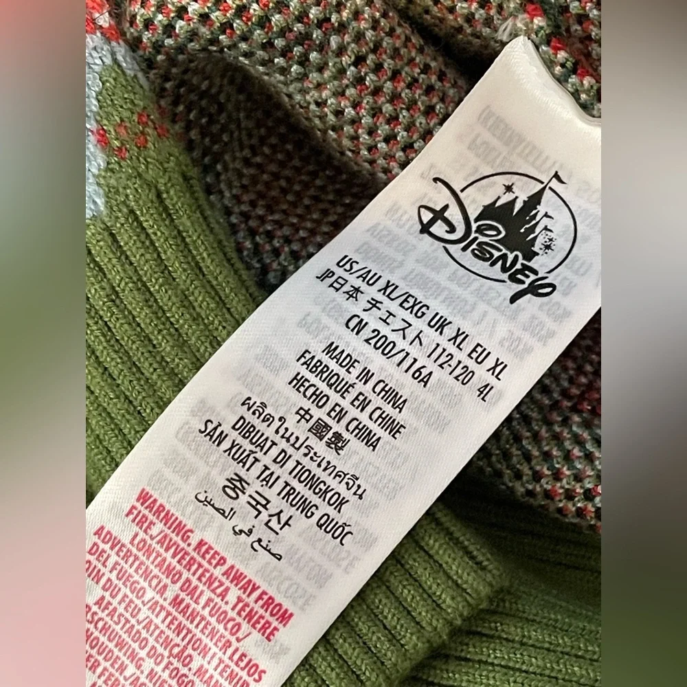 Disney Mickey Mouse Fair Isle Christmas Sweater XL